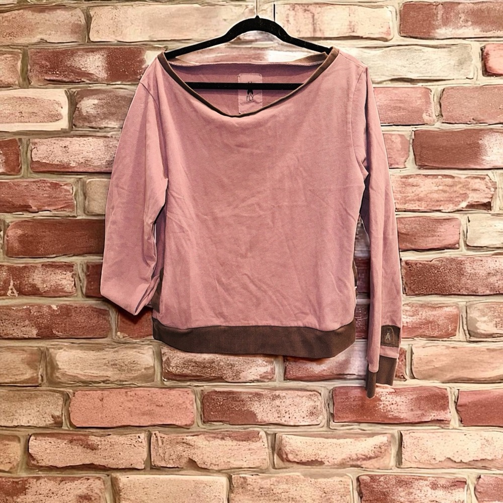 Fly London Mauve and Brown Sweatshirt